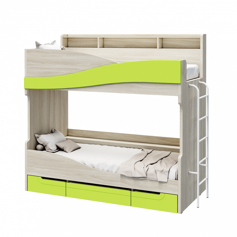 Ліжко двоярусне МЕБЛІ ТЕХНОСТИЛЬ "Модерн"